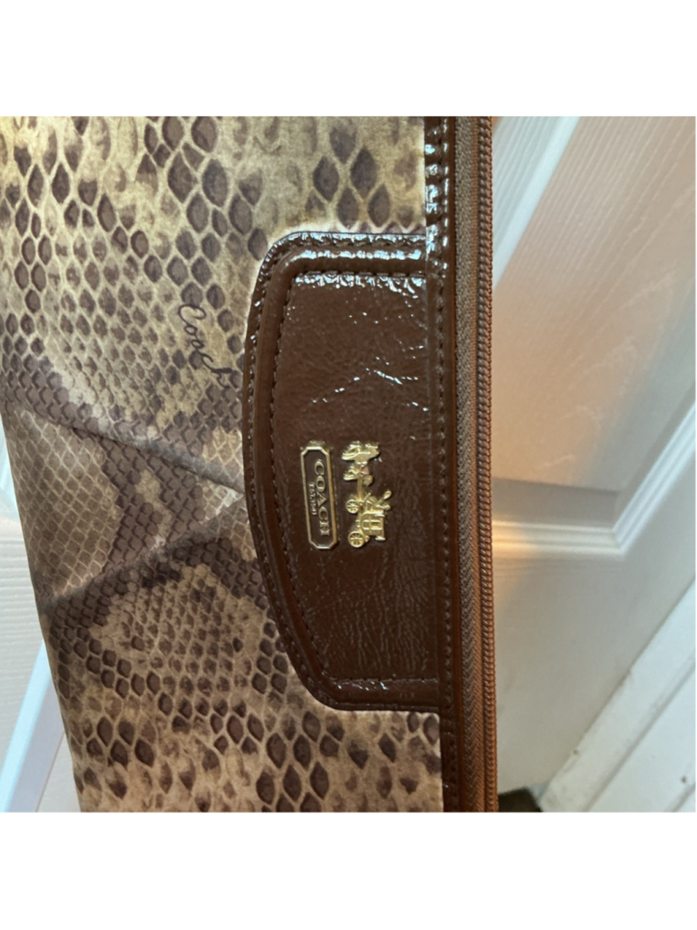 Coach Madison Python Print Wallet - Picture 3 of 5